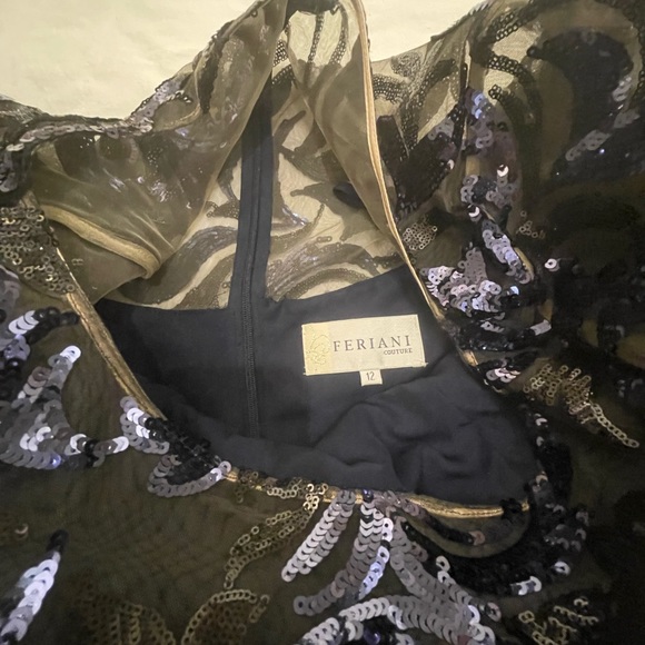 Cocktail dress,navy blue Color - Picture 1 of 7